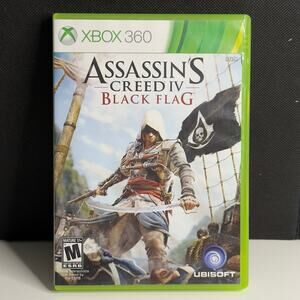 Assassin’s Creed IV: Black Flag (Microsoft Xbox 360, 2013) 2-Disc Case & Manual